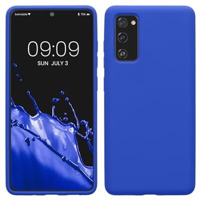 kwmobile Carcasa Compatible con Samsung Galaxy S20 FE Funda Case TPU y Silicona antigolpes Apto Carga inalámbrica Azul báltico kwmobile Carcasa Compatible con Samsung Galaxy S20 FE Funda Case TPU y Silicona antigolpes Apto Carga inalámbrica Azul báltico