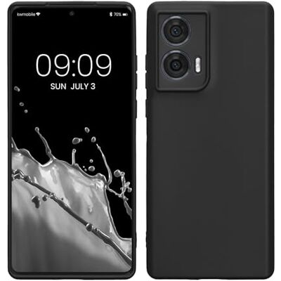 kwmobile Carcasa Compatible con Motorola Edge 50 Fusion Funda con Bordes elevados Apto Carga inalámbrica Negro Mate Mate kwmobile Carcasa Compatible con Motorola Edge 50 Fusion Funda con Bordes elevados Apto Carga inalámbrica Negro Mate Mate