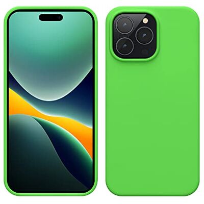 kwmobile Carcasa para iPhone 14 Pro MAX Funda Case TPU y Silicona para Smartphone con Interior de Microfibra Suave Protector antigolpes para móvil Apto Carga inalámbrica Verde Lima kwmobile Carcasa para iPhone 14 Pro MAX Funda Case TPU y Silicona para Smartphone con Interior de Microfibra Suave Protector antigolpes para móvil Apto Carga inalámbrica Verde Lima
