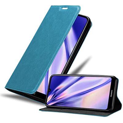 Cadorabo Funda Libro para Huawei Y6S en Turquesa Petrol Cubierta Proteccíon con Cierre Magnético, Tarjetero y Función de Suporte Etui Case Cover Carcasa Cadorabo Funda Libro para Huawei Y6S en Turquesa Petrol Cubierta Proteccíon con Cierre Magnético, Tarjetero y Función de Suporte Etui Case Cover Carcasa