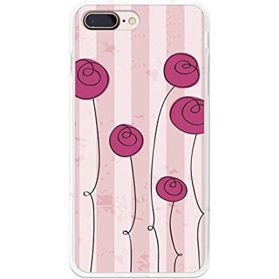 Tumundosmartphone Funda Gel TPU para iPhone 7 Plus / 8 Plus diseño Flores Vintage Dibujos Tumundosmartphone Funda Gel TPU para iPhone 7 Plus / 8 Plus diseño Flores Vintage Dibujos