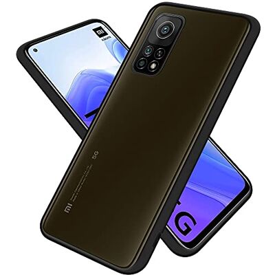 Cadorabo Funda Compatible con Xiaomi Mi 10T / 10T Pro en Mate Negro Botones Rojos Funda para teléfono móvil con Interior de Silicona TPU y Parte Trasera de plástico Mate Funda híbrida Trasera Cadorabo Funda Compatible con Xiaomi Mi 10T / 10T Pro en Mate Negro Botones Rojos Funda para teléfono móvil con Interior de Silicona TPU y Parte Trasera de plástico Mate Funda híbrida Trasera
