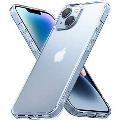 Ringke Fusion Compatible con Funda iPhone 14 6.1 Pulgadas, Anti Huella Dactilar Acabado Mate, Carcasa Transparente Helada con Agujeros para Cuerda Matte Clear Ringke Fusion Compatible con Funda iPhone 14 6.1 Pulgadas, Anti Huella Dactilar Acabado Mate, Carcasa Transparente Helada con Agujeros para Cuerda Matte Clear