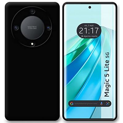 Tumundosmartphone Funda Silicona Gel TPU Negra para Huawei Honor Magic 5 Lite 5G Tumundosmartphone Funda Silicona Gel TPU Negra para Huawei Honor Magic 5 Lite 5G