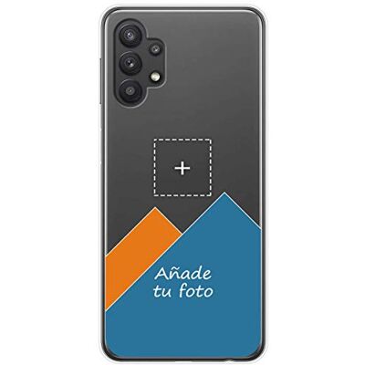Tumundosmartphone Personaliza tu Funda Gel Silicona Transparente con tu Fotografia para Samsung Galaxy A32 5G Dibujo Personalizada Tumundosmartphone Personaliza tu Funda Gel Silicona Transparente con tu Fotografia para Samsung Galaxy A32 5G Dibujo Personalizada