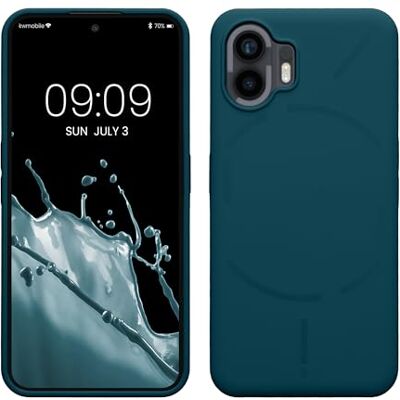kwmobile Carcasa Compatible con Nothing Phone (2) Funda Case TPU y Silicona antigolpes Apto Carga inalámbrica petróleo Mate kwmobile Carcasa Compatible con Nothing Phone (2) Funda Case TPU y Silicona antigolpes Apto Carga inalámbrica petróleo Mate