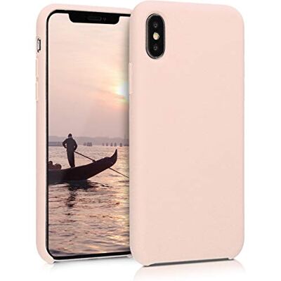 kwmobile Carcasa Compatible con Apple iPhone X Funda Case TPU y Silicona antigolpes Apto Carga inalámbrica Rosa Palo kwmobile Carcasa Compatible con Apple iPhone X Funda Case TPU y Silicona antigolpes Apto Carga inalámbrica Rosa Palo