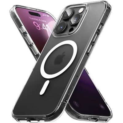 Ringke Fusion Compatible con Funda iPhone 16 Pro Max y Compatible con MagSafe, Resistente al Aceite y la Suciedad, Revestimiento UV para Rayaduras y Resistente a la Decoloración Magnetic Matte Clear Ringke Fusion Compatible con Funda iPhone 16 Pro Max y Compatible con MagSafe, Resistente al Aceite y la Suciedad, Revestimiento UV para Rayaduras y Resistente a la Decoloración Magnetic Matte Clear