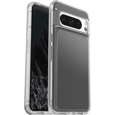 Otterbox Funda para Google Pixel 8 Pro Symmetry Clear, Resistente a Golpes y caídas, Fina, Testada 3X con los estándares Militares anticaídas, Transparente Otterbox Funda para Google Pixel 8 Pro Symmetry Clear, Resistente a Golpes y caídas, Fina, Testada 3X con los estándares Militares anticaídas, Transparente