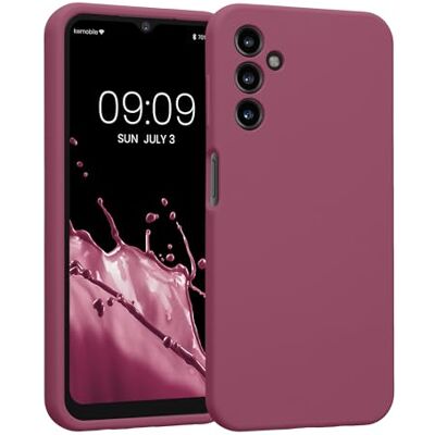 kwmobile Carcasa Compatible con Samsung Galaxy A14 5G Funda Case TPU y Silicona con Interior de Microfibra Suave Protector antigolpes para móvil orquídea Morada kwmobile Carcasa Compatible con Samsung Galaxy A14 5G Funda Case TPU y Silicona con Interior de Microfibra Suave Protector antigolpes para móvil orquídea Morada