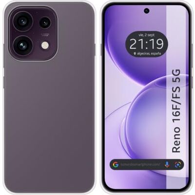 Tumundosmartphone Funda Silicona Gel TPU Transparente para OPPO Reno 16 FS / 16FS 5G Tumundosmartphone Funda Silicona Gel TPU Transparente para OPPO Reno 16 FS / 16FS 5G