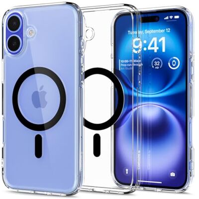 Spigen Funda Ultra Hybrid MagFit para iPhone 16 Spigen Funda Ultra Hybrid MagFit para iPhone 16