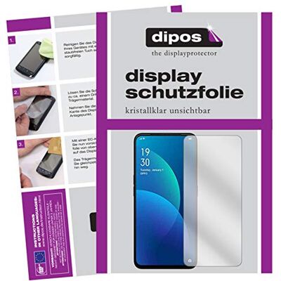 dipos 6x Protector de Pantalla claro para Oppo F11 Pro 3x delantera + 3x trasera, Transparente, ajuste perfecto, antiarañazos, sin burbujas, apto para fundas dipos 6x Protector de Pantalla claro para Oppo F11 Pro 3x delantera + 3x trasera, Transparente, ajuste perfecto, antiarañazos, sin burbujas, apto para fundas