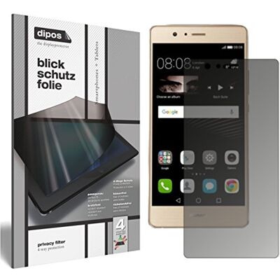 dipos Protector de Pantalla Antiespía para Huawei P9 Lite 2017 Película protectora mate, filtro de privacidad 4 vías, ajuste perfecto, antiarañazos, sin burbujas, autoadhesivo dipos Protector de Pantalla Antiespía para Huawei P9 Lite 2017 Película protectora mate, filtro de privacidad 4 vías, ajuste perfecto, antiarañazos, sin burbujas, autoadhesivo
