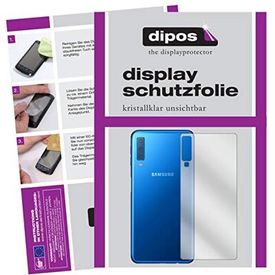 dipos 2x Protector de Pantalla claro para Samsung Galaxy A7 2018 Trasera Transparente, ajuste perfecto, antiarañazos, sin burbujas, apto para fundas, compatible con huellas dactilares, autoadhesivo dipos 2x Protector de Pantalla claro para Samsung Galaxy A7 2018 Trasera Transparente, ajuste perfecto, antiarañazos, sin burbujas, apto para fundas, compatible con huellas dactilares, autoadhesivo