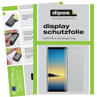 dipos 6x Protector de Pantalla mate para Samsung Galaxy Note 8 Antirreflejos, anti-reflectante, ajuste perfecto, antiarañazos, sin burbujas, compatible con huellas dactilares, autoadhesivo dipos 6x Protector de Pantalla mate para Samsung Galaxy Note 8 Antirreflejos, anti-reflectante, ajuste perfecto, antiarañazos, sin burbujas, compatible con huellas dactilares, autoadhesivo