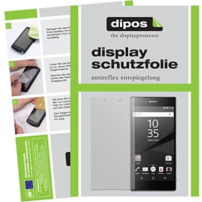 dipos 6x Protector de Pantalla mate para Sony Xperia Z5 Premium 3x delantera + 3x trasera, Antirreflejos, anti-reflectante, ajuste perfecto, antiarañazos, sin burbujas dipos 6x Protector de Pantalla mate para Sony Xperia Z5 Premium 3x delantera + 3x trasera, Antirreflejos, anti-reflectante, ajuste perfecto, antiarañazos, sin burbujas