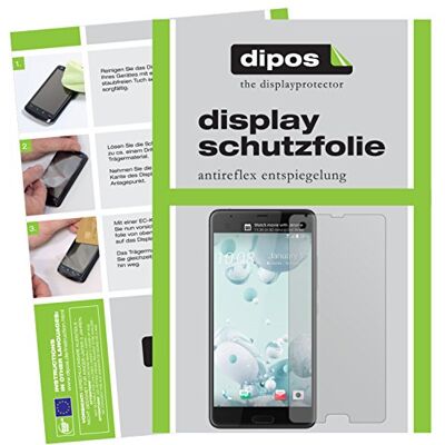 dipos 6x Protector de Pantalla mate para HTC U Ultra 3x delantera + 3x trasera, Antirreflejos, anti-reflectante, ajuste perfecto, antiarañazos, sin burbujas dipos 6x Protector de Pantalla mate para HTC U Ultra 3x delantera + 3x trasera, Antirreflejos, anti-reflectante, ajuste perfecto, antiarañazos, sin burbujas