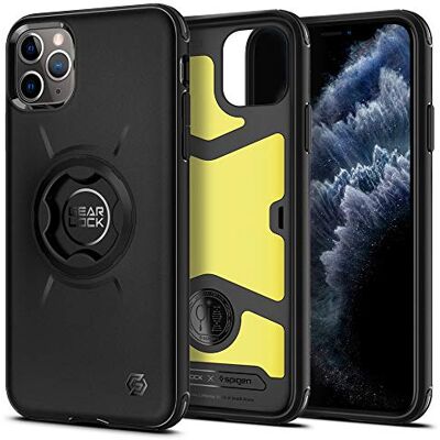 Spigen Gearlock Soporte de Bicicleta para Apple iPhone 11 Pro (2019), Color Negro Spigen Gearlock Soporte de Bicicleta para Apple iPhone 11 Pro (2019), Color Negro