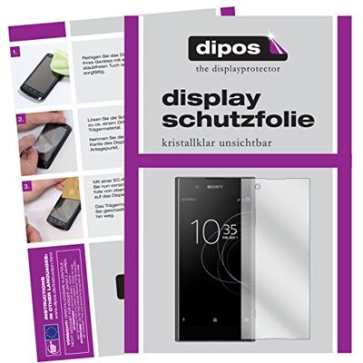 dipos 6x Protector de Pantalla claro para Sony Xperia XA1 Plus Transparente, ajuste perfecto, antiarañazos, sin burbujas, apto para fundas, compatible con huellas dactilares, autoadhesivo dipos 6x Protector de Pantalla claro para Sony Xperia XA1 Plus Transparente, ajuste perfecto, antiarañazos, sin burbujas, apto para fundas, compatible con huellas dactilares, autoadhesivo