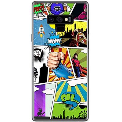 Tumundosmartphone Funda Gel TPU para Samsung Galaxy Note 9 diseño Comic Dibujos Tumundosmartphone Funda Gel TPU para Samsung Galaxy Note 9 diseño Comic Dibujos