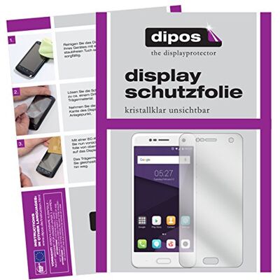 dipos 2x Protector de Pantalla claro para ZTE Blade V8 Transparente, ajuste perfecto, antiarañazos, sin burbujas, apto para fundas, compatible con huellas dactilares, autoadhesivo dipos 2x Protector de Pantalla claro para ZTE Blade V8 Transparente, ajuste perfecto, antiarañazos, sin burbujas, apto para fundas, compatible con huellas dactilares, autoadhesivo