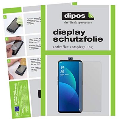 dipos 6x Protector de Pantalla mate para Oppo F11 Pro 3x delantera + 3x trasera, Antirreflejos, anti-reflectante, ajuste perfecto, antiarañazos, sin burbujas dipos 6x Protector de Pantalla mate para Oppo F11 Pro 3x delantera + 3x trasera, Antirreflejos, anti-reflectante, ajuste perfecto, antiarañazos, sin burbujas