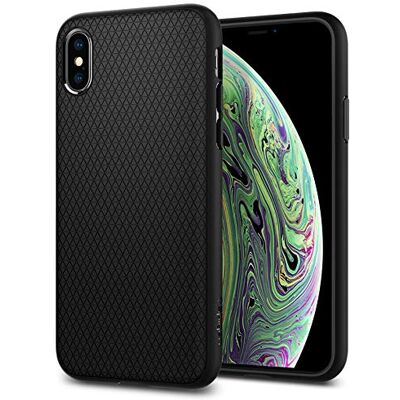 Spigen Funda Liquid Air para iPhone X/iPhone XS Negro Mate Spigen Funda Liquid Air para iPhone X/iPhone XS Negro Mate