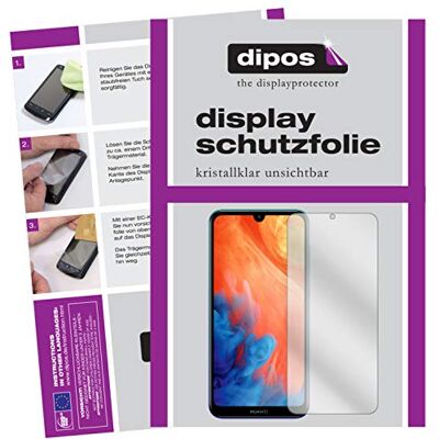 dipos 6x Protector de Pantalla claro para Huawei Y7 Prime (2019) Transparente, ajuste perfecto, antiarañazos, sin burbujas, apto para fundas, compatible con huellas dactilares, autoadhesivo dipos 6x Protector de Pantalla claro para Huawei Y7 Prime (2019) Transparente, ajuste perfecto, antiarañazos, sin burbujas, apto para fundas, compatible con huellas dactilares, autoadhesivo