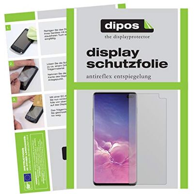 dipos 6x Protector de Pantalla mate para Samsung Galaxy S10 Plus Antirreflejos, anti-reflectante, ajuste perfecto, antiarañazos, sin burbujas, compatible con huellas dactilares, autoadhesivo dipos 6x Protector de Pantalla mate para Samsung Galaxy S10 Plus Antirreflejos, anti-reflectante, ajuste perfecto, antiarañazos, sin burbujas, compatible con huellas dactilares, autoadhesivo