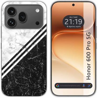 Tumundosmartphone Funda Silicona para Huawei Honor 600 Pro 5G diseño Mármol 01 Dibujos Tumundosmartphone Funda Silicona para Huawei Honor 600 Pro 5G diseño Mármol 01 Dibujos