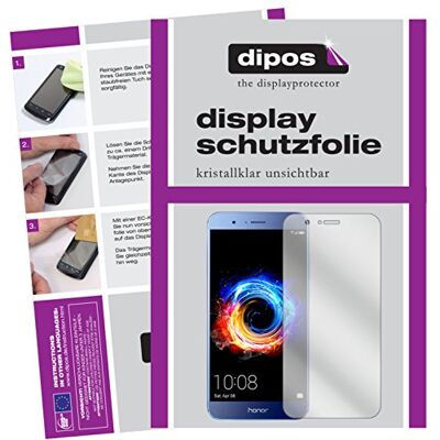 dipos 6x Protector de Pantalla claro para Huawei Honor 8 Pro Transparente, ajuste perfecto, antiarañazos, sin burbujas, apto para fundas, compatible con huellas dactilares, autoadhesivo dipos 6x Protector de Pantalla claro para Huawei Honor 8 Pro Transparente, ajuste perfecto, antiarañazos, sin burbujas, apto para fundas, compatible con huellas dactilares, autoadhesivo