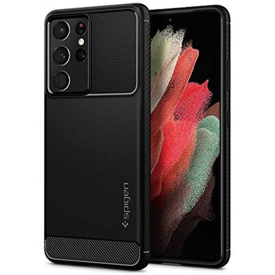 Spigen Funda Rugged Armor para Samsung Samsung Galaxy S21 Ultra 5G Negro Spigen Funda Rugged Armor para Samsung Samsung Galaxy S21 Ultra 5G Negro