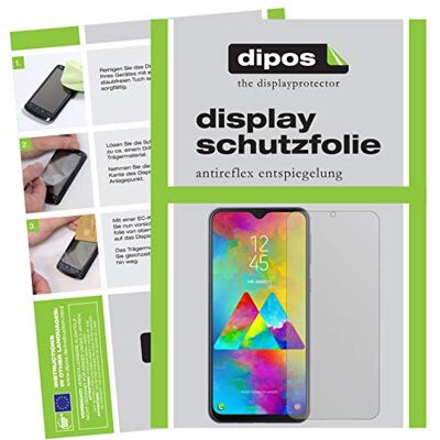 dipos 6x Protector de Pantalla mate para Samsung Galaxy M20 Antirreflejos, anti-reflectante, ajuste perfecto, antiarañazos, sin burbujas, compatible con huellas dactilares, autoadhesivo dipos 6x Protector de Pantalla mate para Samsung Galaxy M20 Antirreflejos, anti-reflectante, ajuste perfecto, antiarañazos, sin burbujas, compatible con huellas dactilares, autoadhesivo
