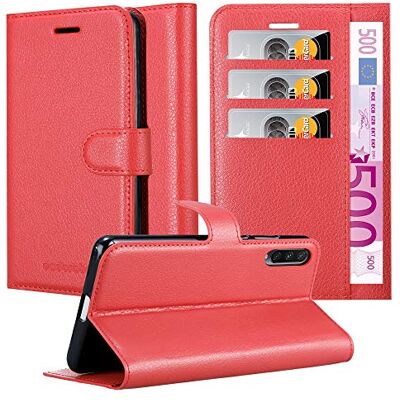 Cadorabo Funda Libro para Xiaomi Mi A3 en Rojo CARMÍN Cubierta Proteccíon con Cierre Magnético, Tarjetero y Función de Suporte Etui Case Cover Carcasa Cadorabo Funda Libro para Xiaomi Mi A3 en Rojo CARMÍN Cubierta Proteccíon con Cierre Magnético, Tarjetero y Función de Suporte Etui Case Cover Carcasa