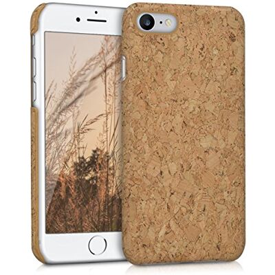 kwmobile Funda para Apple iPhone SE (2022/2020) / 8/7 Carcasa Protectora de Corcho para teléfono móvil Cover Trasero rígido y Resistente kwmobile Funda para Apple iPhone SE (2022/2020) / 8/7 Carcasa Protectora de Corcho para teléfono móvil Cover Trasero rígido y Resistente