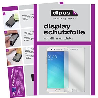 dipos 6x Protector de Pantalla claro para Oppo F3 Transparente, ajuste perfecto, antiarañazos, sin burbujas, apto para fundas, compatible con huellas dactilares, autoadhesivo dipos 6x Protector de Pantalla claro para Oppo F3 Transparente, ajuste perfecto, antiarañazos, sin burbujas, apto para fundas, compatible con huellas dactilares, autoadhesivo