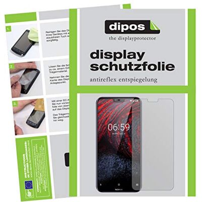 dipos 2x Protector de Pantalla mate para Nokia 6.1 Plus dipos 2x Protector de Pantalla mate para Nokia 6.1 Plus