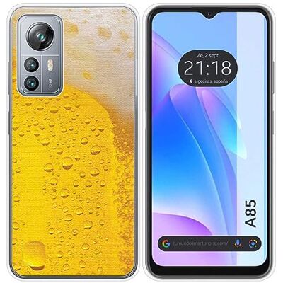 Tumundosmartphone Funda Silicona para Blackview A85 diseño Cerveza Dibujos Tumundosmartphone Funda Silicona para Blackview A85 diseño Cerveza Dibujos