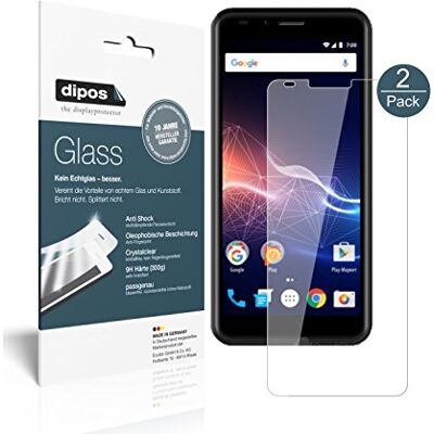 dipos 2x Protector de Pantalla 9H claro para Vertex Impress Click 3G 2018 dipos 2x Protector de Pantalla 9H claro para Vertex Impress Click 3G 2018