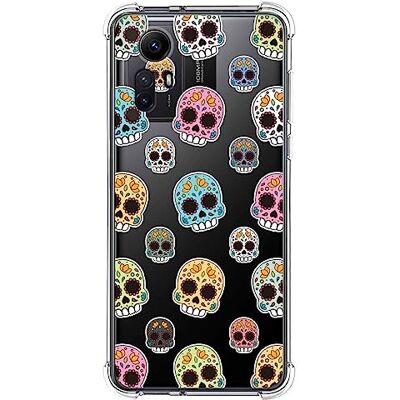 Tumundosmartphone Funda Silicona Antigolpes para Xiaomi Redmi Note 12S diseño Catrina Dibujos Tumundosmartphone Funda Silicona Antigolpes para Xiaomi Redmi Note 12S diseño Catrina Dibujos