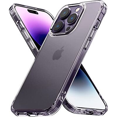 Ringke Fusion Compatible con Funda iPhone 14 Pro (6.1 Pulgadas), Anti Huella Dactilar Acabado Mate Agarre Cómodo, Carcasa Transparente Helada con Agujeros para Cuerda Matte Clear Ringke Fusion Compatible con Funda iPhone 14 Pro (6.1 Pulgadas), Anti Huella Dactilar Acabado Mate Agarre Cómodo, Carcasa Transparente Helada con Agujeros para Cuerda Matte Clear