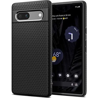 Spigen Funda Liquid Air para Google Pixel 7a Negro mate Spigen Funda Liquid Air para Google Pixel 7a Negro mate