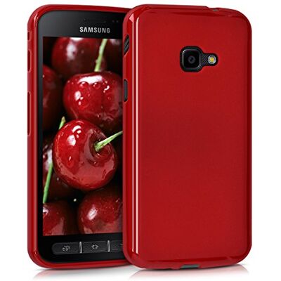 kwmobile Funda para Samsung Galaxy Xcover 4 / 4S Carcasa Ultrafina de TPU y Silicona con Bordes elevados anticaídas Rojo Mate kwmobile Funda para Samsung Galaxy Xcover 4 / 4S Carcasa Ultrafina de TPU y Silicona con Bordes elevados anticaídas Rojo Mate