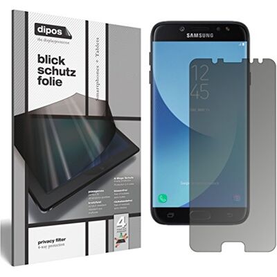 dipos Protector de Pantalla Antiespía para Samsung Galaxy J7 Pro Película protectora mate, filtro de privacidad 4 vías, ajuste perfecto, antiarañazos, sin burbujas, autoadhesivo dipos Protector de Pantalla Antiespía para Samsung Galaxy J7 Pro Película protectora mate, filtro de privacidad 4 vías, ajuste perfecto, antiarañazos, sin burbujas, autoadhesivo