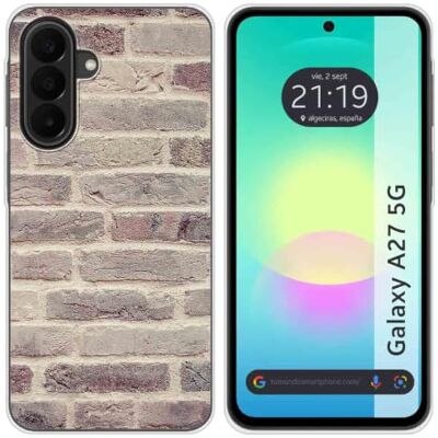 Tumundosmartphone Funda Silicona para Samsung Galaxy A27 5G diseño Ladrillo 01 Dibujos Tumundosmartphone Funda Silicona para Samsung Galaxy A27 5G diseño Ladrillo 01 Dibujos