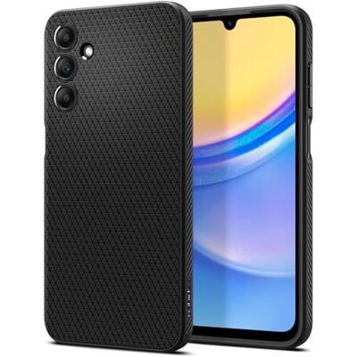 Spigen Liquid Air Funda Compatible con Samsung Galaxy A15 5G/4G LTE, Color Negro Mate Spigen Liquid Air Funda Compatible con Samsung Galaxy A15 5G/4G LTE, Color Negro Mate