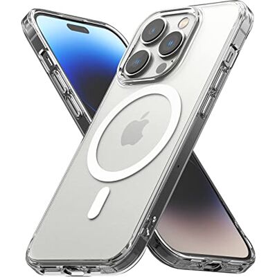 Ringke Fusion Diseñado para Funda iPhone 14 Pro (6.1 Pulgadas) y Compatible con MagSafe, Anti Huella Dactilar Acabado Mate Agarre Cómodo, Carcasa con el Agujero para Cuerda Magnetic Matte Clear Ringke Fusion Diseñado para Funda iPhone 14 Pro (6.1 Pulgadas) y Compatible con MagSafe, Anti Huella Dactilar Acabado Mate Agarre Cómodo, Carcasa con el Agujero para Cuerda Magnetic Matte Clear