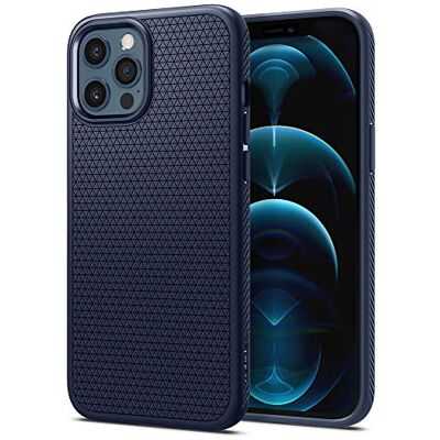 Spigen Funda Liquid Air para iPhone 12 / iPhone 12 Pro Azul Marino Spigen Funda Liquid Air para iPhone 12 / iPhone 12 Pro Azul Marino
