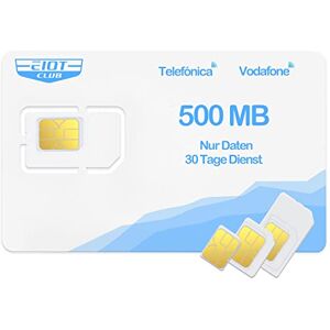 EIOTCLUB Tarjeta Prepago, Tarjeta Solo Datos Compatible con Red Vodafone, Orange y Telefónica, para cámara 4G LTE, Caza de cámara 4G, Routers y localizador GPS, sin Contrato no Hay número de teléfono